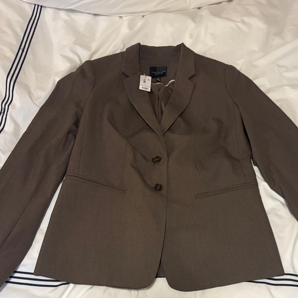 The Limited Classic Brown Blazer